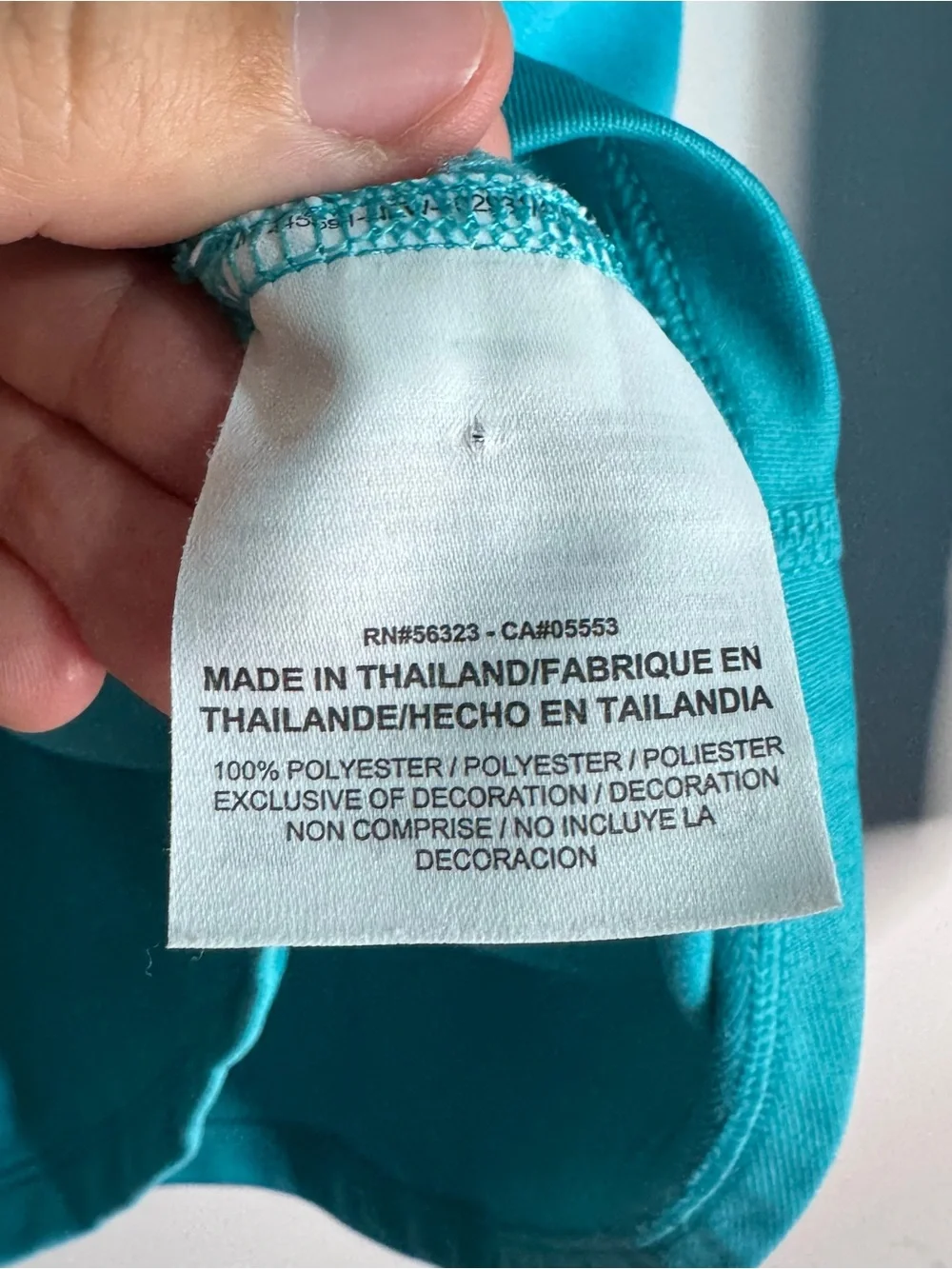 Nike Dri-FIT Running Cowl Neck Pullover Thumbhole Top Teal Blue Women’s M